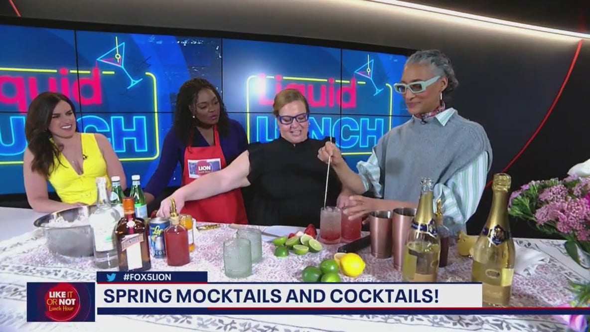 Spring mocktails and cocktails with Gina Chersevani